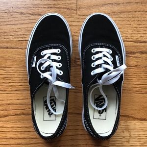 Authentic black vans